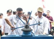 Belum Genap Dua Tahun Memimpin, Gubernur Andra Soni Resmikan Tujuh Daerah Irigasi
