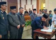 DPRD dan Pemkab Tanggamus Tandatangani Nota Kesepahaman KUPA & PPAS-P TA 2026