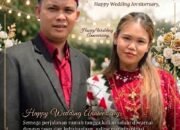 Keluarga Besar PT GEMA INDONESIA NEWS Ucapkan Selamat Ulang Tahun Pernikahan Kepada Pimpinan Umum Bersama Istri