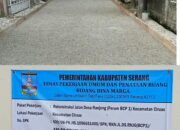 Rekonstruksi Jalan Desa Ranjeng di Serang Disorot, Metode Pekerjaan dan K3 Dipertanyakan