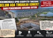 Empat Tahun Rekomendasi DPRD Kabupaten Tangerang Belum Jelas Tindak Lanjutnya, Pengembang Suvarna Sutera Disorot Terkait AMDAL dan Tandon Air