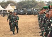 Kegiatan Gladi Upacara pembukaan TMMD ke-130 TA .2026 di Desa Sumur Bandung, wilayah Kodim 0510/Trs.