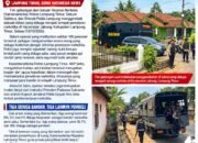 Tim gabungan Satuan Reserse Narkoba (Satresnarkoba) Polres Lampung Timur, Satuan Sabhara, dan Brimob Polda Lampung menggerebek lokasi yang diduga menjadi sarang peredaran narkoba di Kecamatan Jabung, Lampung Timur.