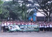 Kapolres Lebak Pimpin Green Policing Program Quick Wins Kapolri di Stadion Uwes Qorni