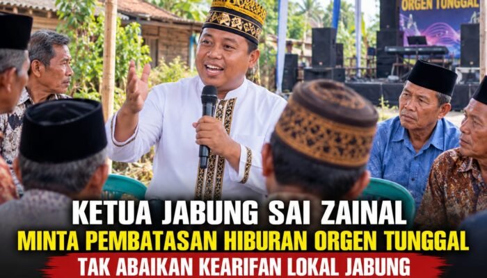 Ketua Ikam Jabung Sai (IJS), Zainal Abidin Minta Pembatasan Hiburan Orgen Tunggal Tak Abaikan Kearifan Lokal Jabung