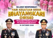 Kapolda Banten Beserta Staf dan Jajaran Ucapkan Selamat Hari Kesatuan Gerak Bhayangkari